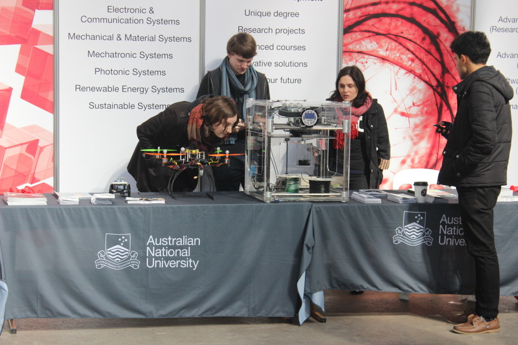 ANU showing off their 3D printer